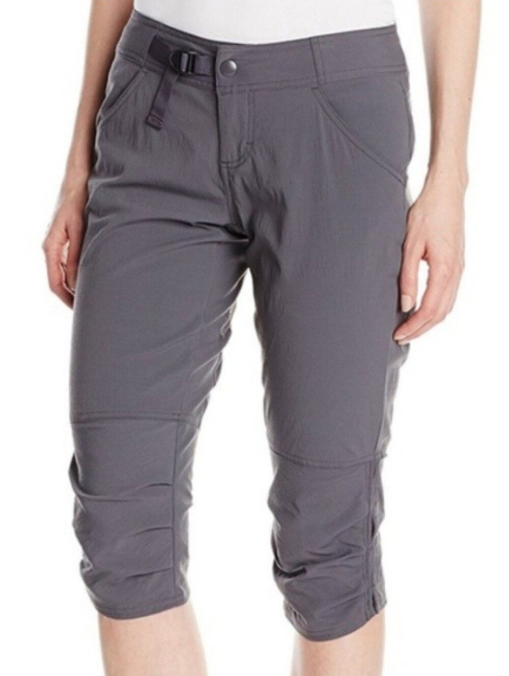 Prana Jasmine Knicker Capri Pants Women's Size 4 Gray